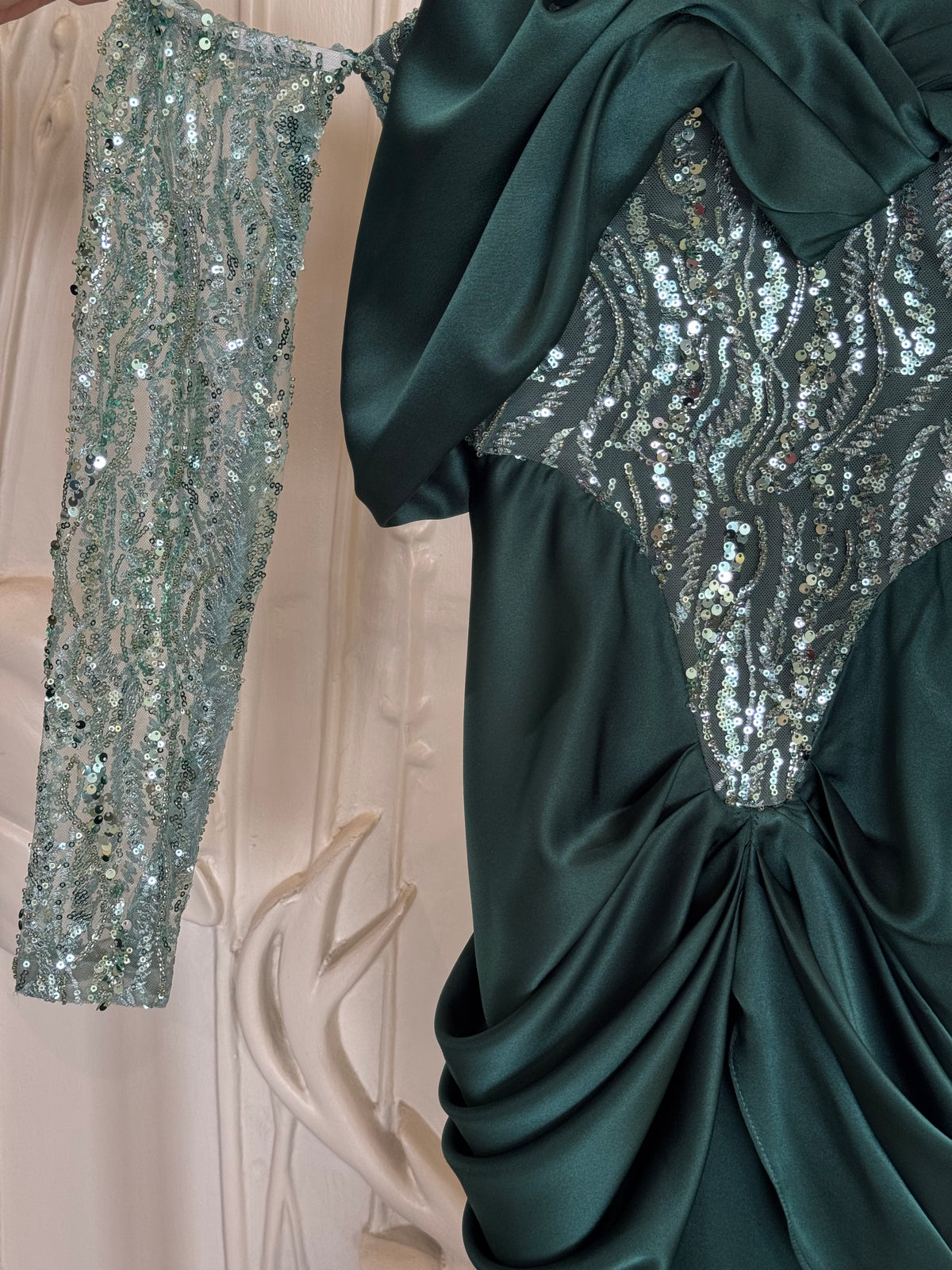 Dark Green Dress