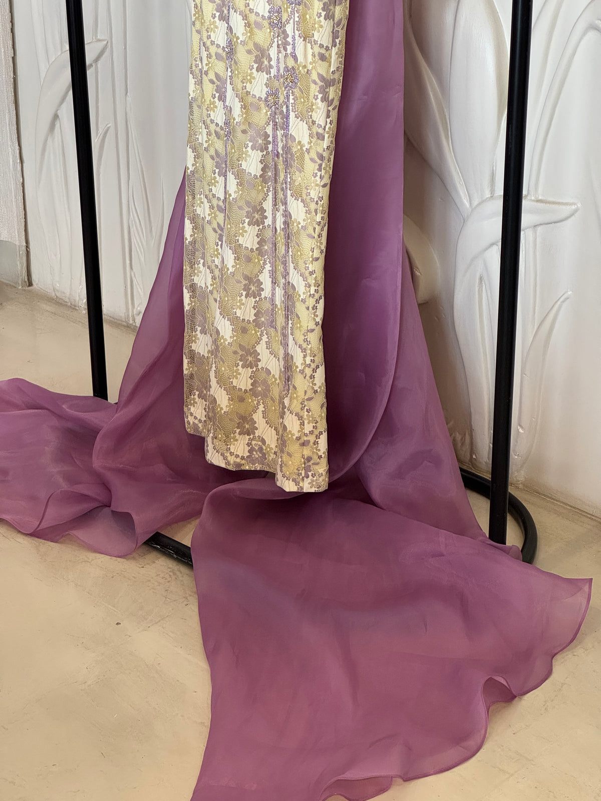 Purple Yellow Dress
