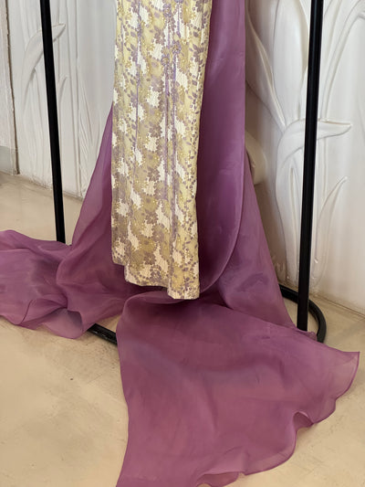 Purple Yellow Dress
