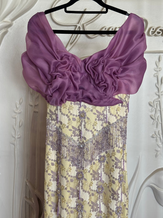 Purple Yellow Dress