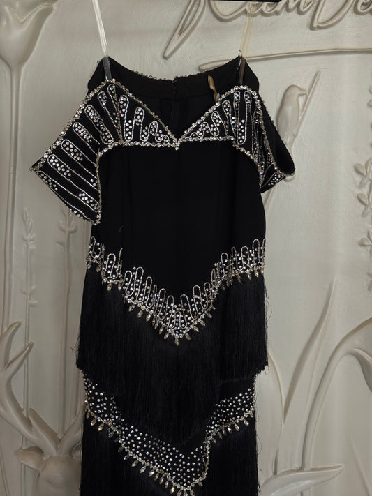 Black Silver Dress