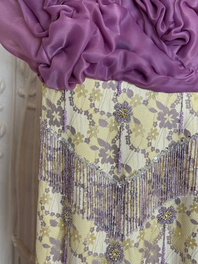 Purple Yellow Dress