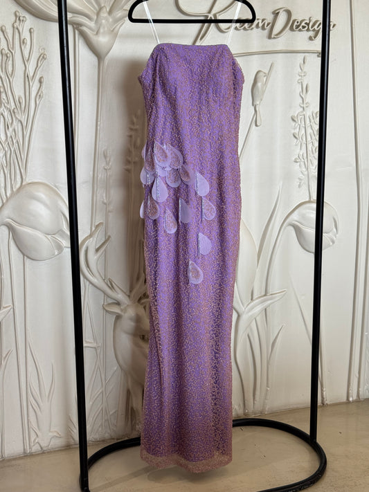 Purple Gold Dress