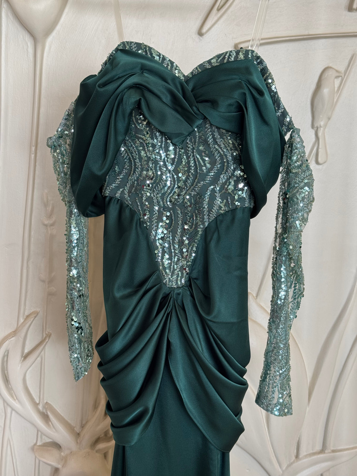 Dark Green Dress