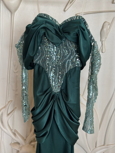 Dark Green Dress