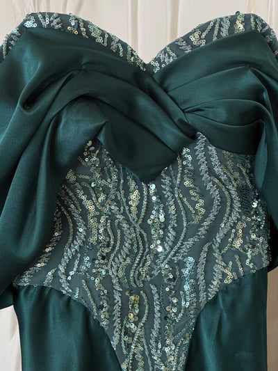 Dark Green Dress